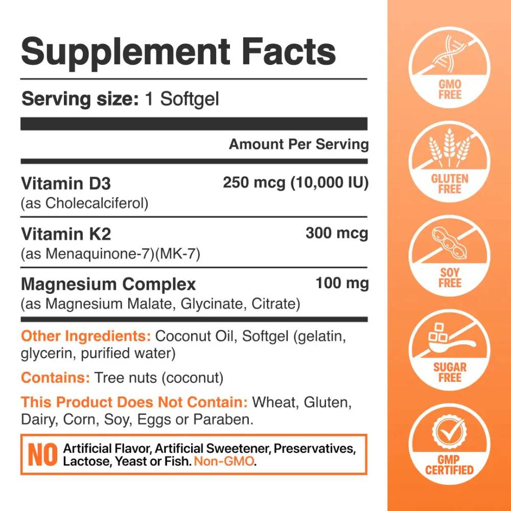 Vitamin D3 K2